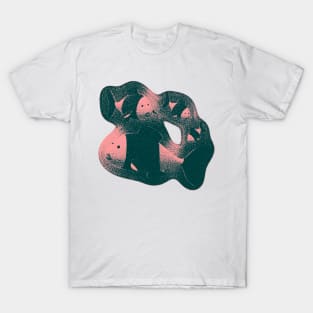 4 Pink Fishes T-Shirt